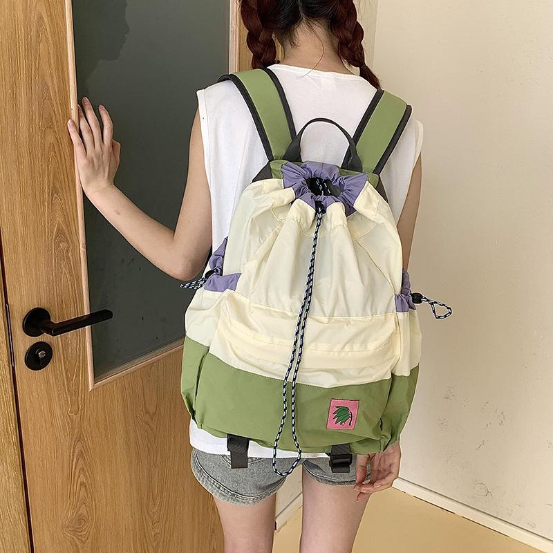 

Large Capacity Outdoor Sports Travel Drawstring Backpack жовтий