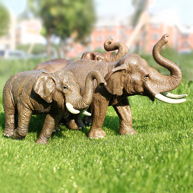 Realistic Wild Elephant Action Figure Plaything - Animales Collector, Safari Wildlife Miniature Children-Friendly & Collectors