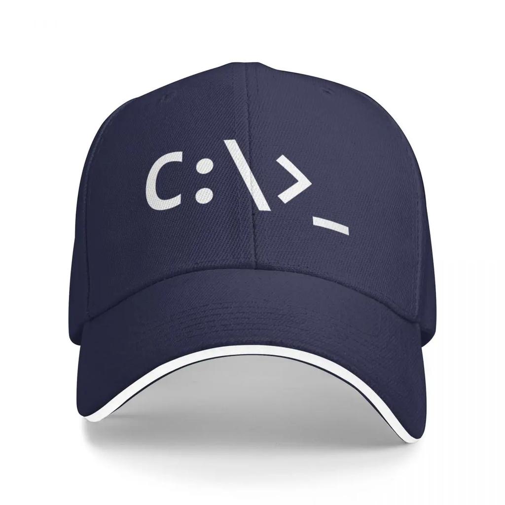 COMMAND PROMPT Baseball Cap Snapback  Luxury Caps Mens Big Size Hat Luxury Man Hat Womens Golf Clothing Mens