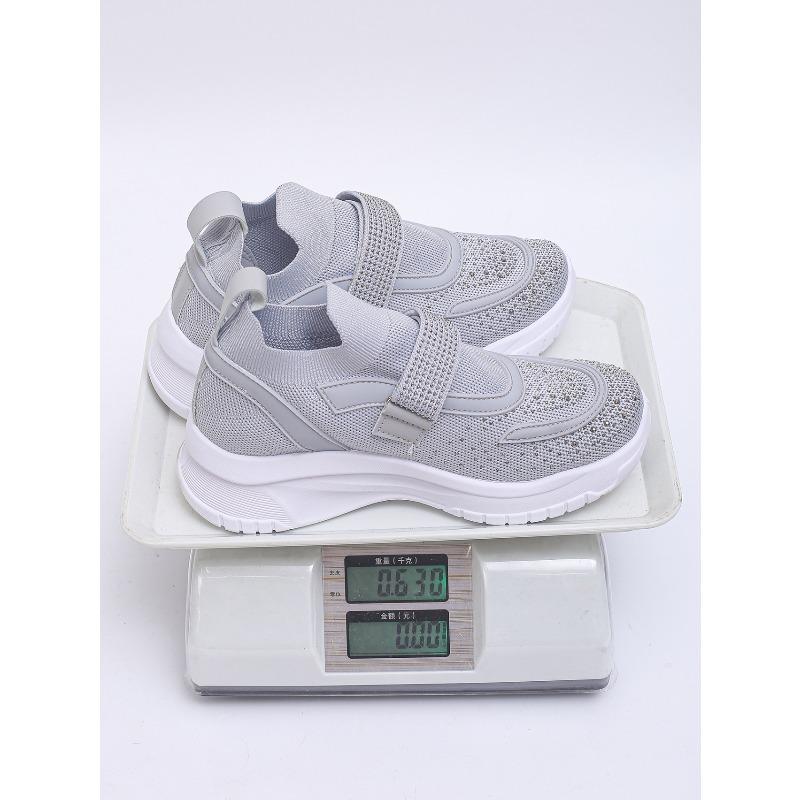 Damen Frühling-Herbst Keilabsatz Tiefer Ausschnitt Lässige Sportschuhe, Dicksohlige Atmungsaktive Komfort-Schuhe.