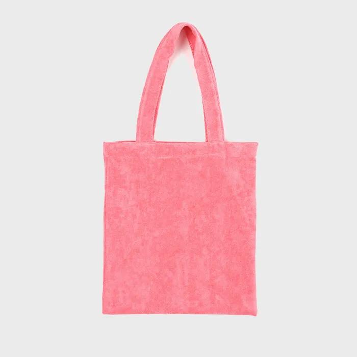 HTR152 Holiday Terry Shoulder Bag Pink