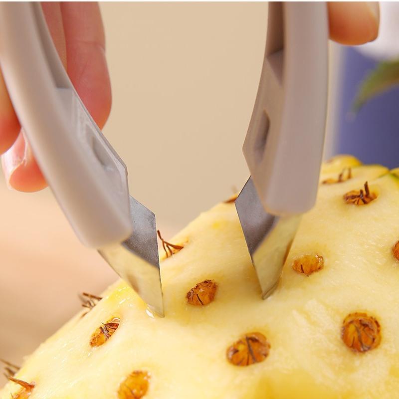 Stainless Steel Pineapple Huller Stem Remover Portable Fruits Vegetables Eye Peeler Corer Home Kitchen Gadgets