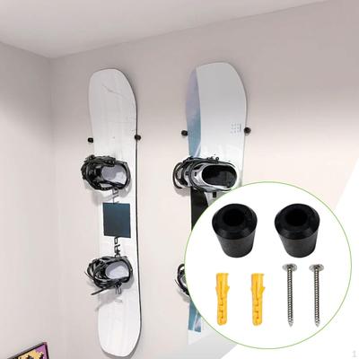 2x Snowboard Wall Mount Display Hanger Storage Organizer Easy To Install Ski Rack