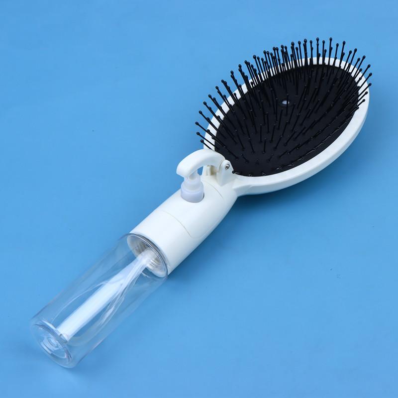 2 In 1 Hair Styling Spray Brush Detangling Anti-Frizz Comb Portable for Travel Women Men Daily Hair Care