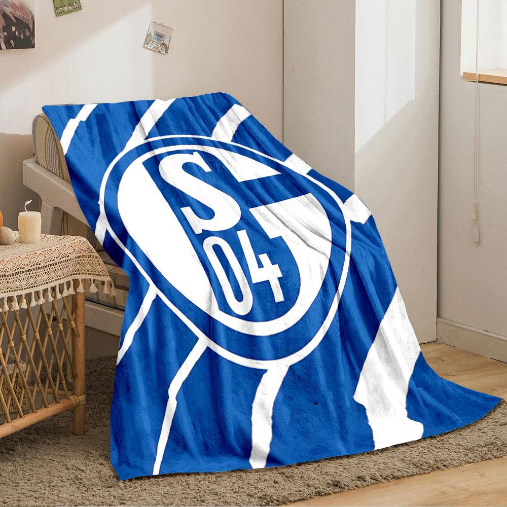 Blue and White SC 04 Logo Blanket for All Seasons Blanket Lunch Break Throw Gift