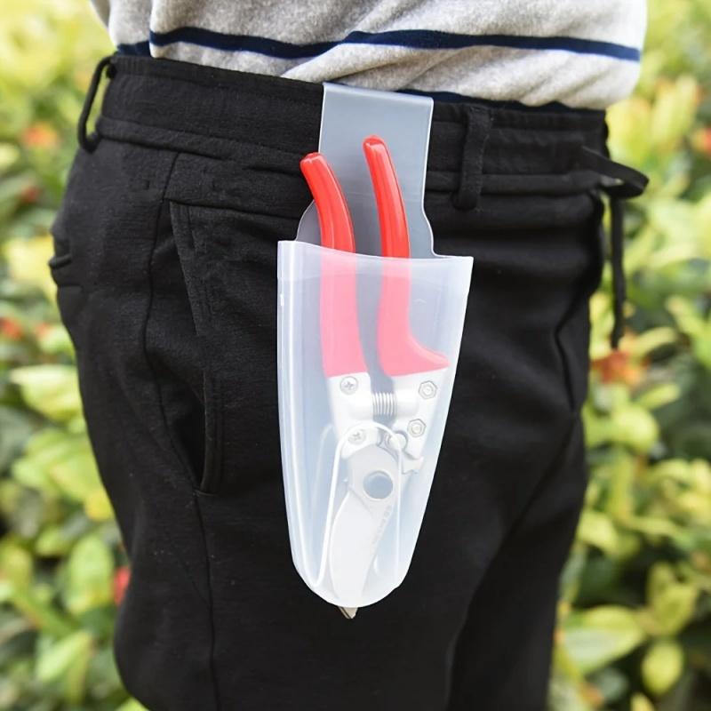 Schere Tasche Transparentes Plastik Gartengerät Holster Gartenschere Schutzhülle Astschere Werkzeugtasche