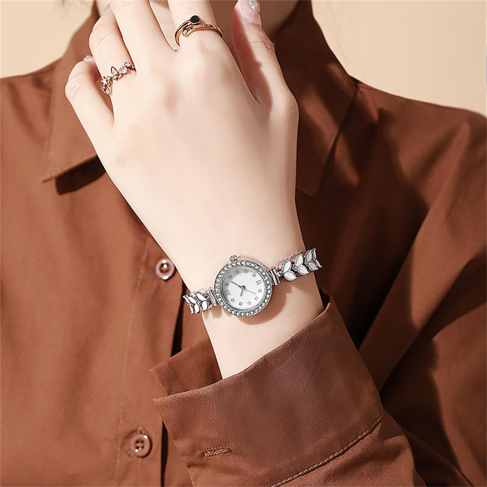 

Женские модные кожаные часы One Size белый