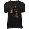Sensenmann T-Shirt – Brennende Sanduhr, Sense, Zeit verbrennt