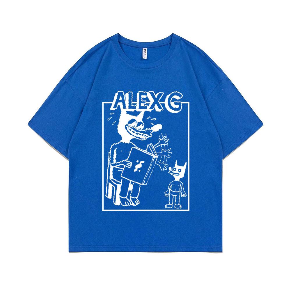 Funny Sandy Alex G Storytelling Logo Graphic Print Tshirt Summer Men Women Causal Pure Cotton T-shirt Male Fashion Vintage Tees