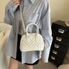 Plaid Simple Crossbody Bag Women Fashion Retro Shoulder Bag Casual Shell Purse Comfortable and Versatile Texture Storage Bags