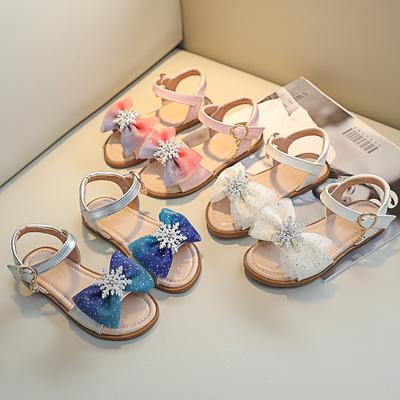 Girls Summer Girls Princess Shoes Medium Older Children Soft Sole Children Baby Sandals