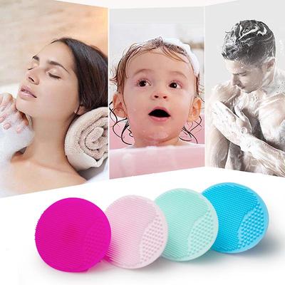 Silikon Gesichtsreinigungs- und Peelingbürste mit Babybad- und Massagefunktionen