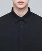 MUSINSA STANDARD Oversized Oxford Short Sleeve Shirt [Black]