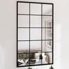 VidaXL Wall Mirrors 6 Pcs Black 100x60 Cm Metal 3189038