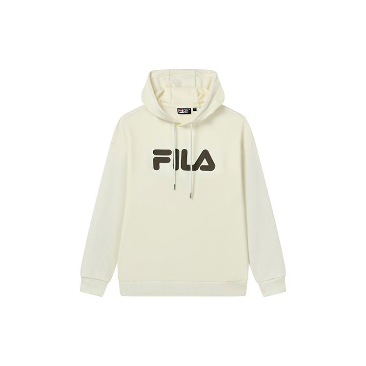 FILA Sweatshirt Unisex Milk Salt White F51U238298F-IV M