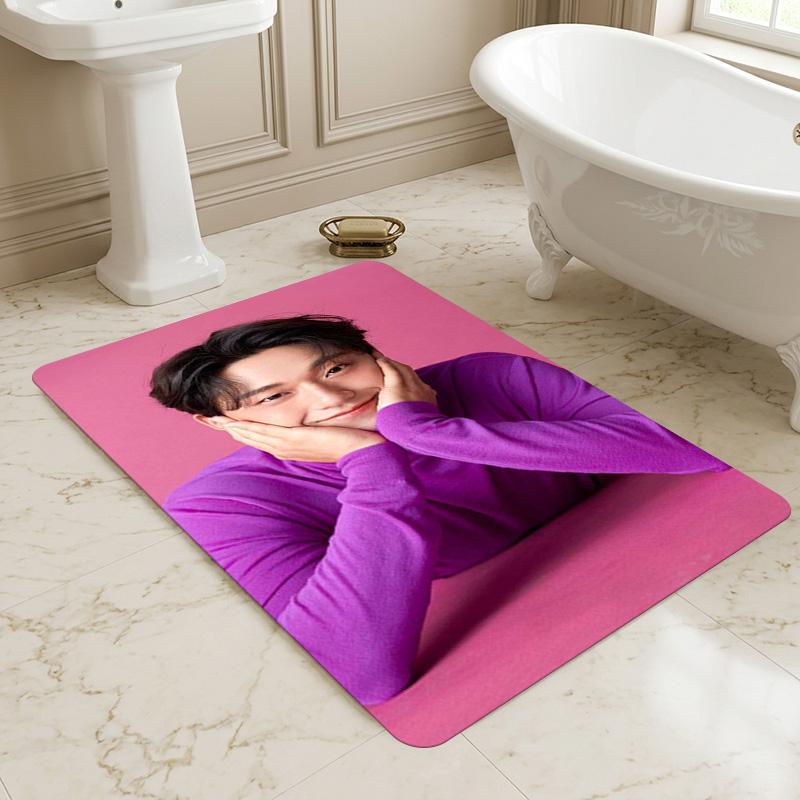 Purple Pose Living Room Nonslip Area Rug Soft Carpet For Bedroom Game Playroom Sofa Office Home Decor Doormat Christmas Gift C9302529