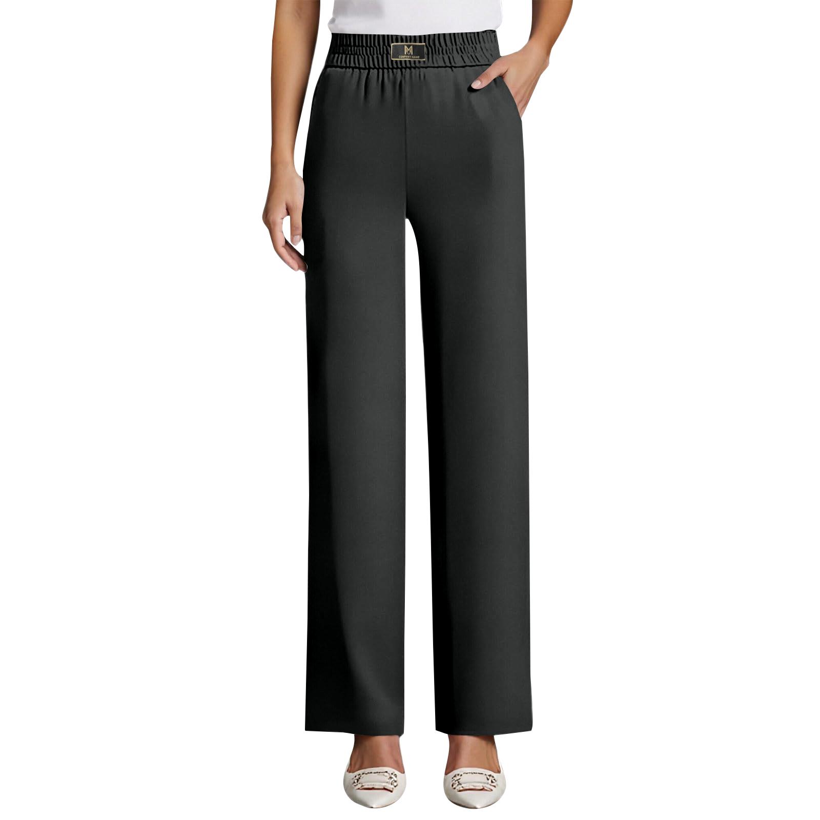 

Women s Fashion Color Pocket Perfect High Waist Stretch Pants L чёрный