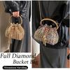 Women Rhinestone Evening Bag Sparkly Bling Clutch Purse Diamond Handbag for Party Club Wedding Prom