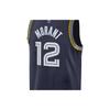Nike قميص NBA Memphis Grizzlies Morant City Edition Swingman أزرق داكن للرجال ملابس الشارع DB4033-419