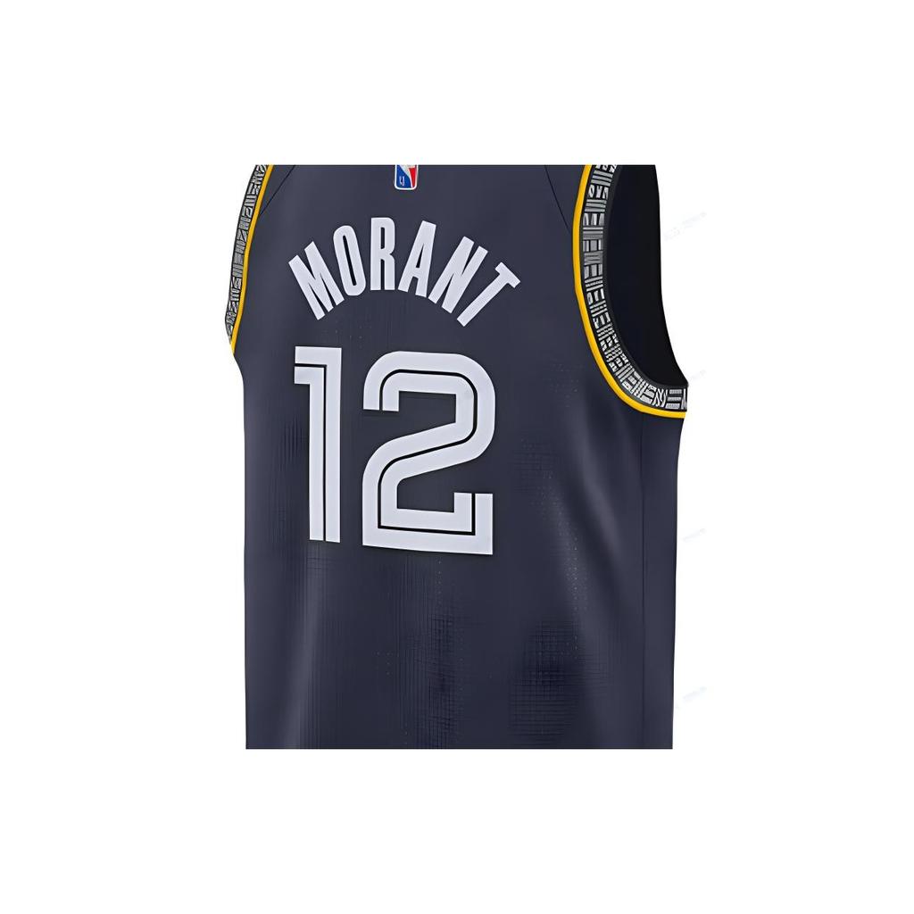 Nike NBA Memphis Grizzlies Morant City Edition Swingman Jersey Navy Men Streetwear DB4033-419