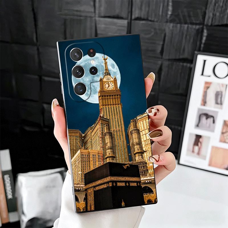 Islam Muslim Mosque Soft Phone Case for Samsung Galaxy S26 S25 Edge S24 Ultra S23 Plus S22 S21 FE S20 Black Cover Back Shell