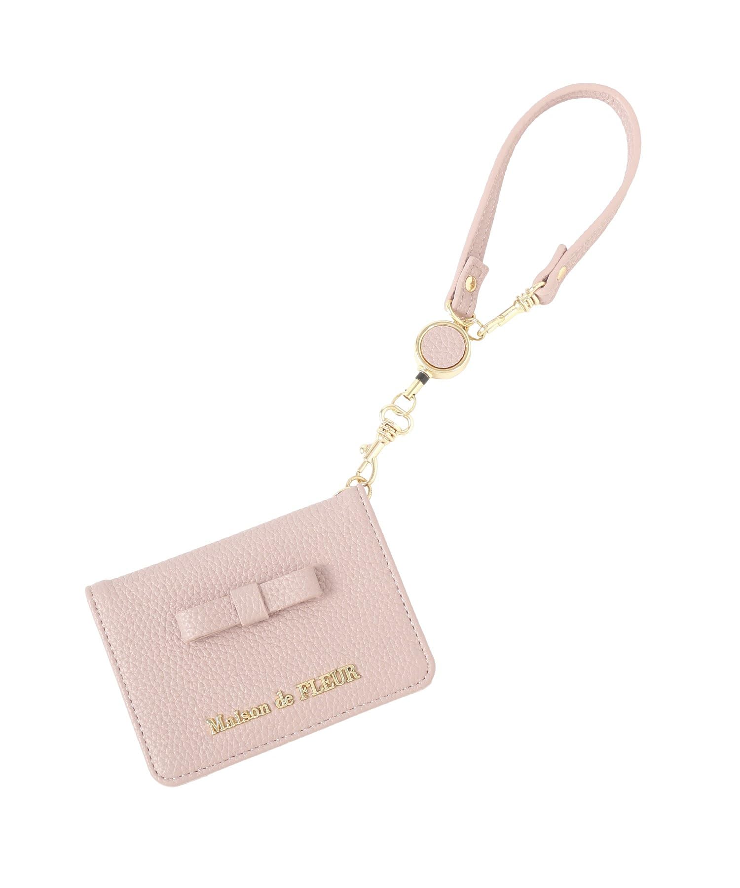 Maison de FLEUR Retractable Pass Lavender Pass Case 08001387400 Bi-fold Case, F,