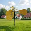 Handcrafted Metal Drummer Windmill Featuring Realistic Drum and Cymbal Movement Weather Resistant Sculpture for Yard Use