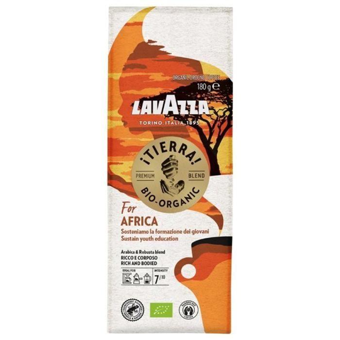 CAFÉ MOULU LAVAZZA TIERRA POUR L'AFRIQUE 180G BIO-ORGANIQUE Café moulu Café moulu
