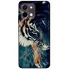 For Vivo Y28 4G Case 6.68'' Black TPU Silicon Cartoon Protection Cover for VivoY28 Y 28 4G Shockproof Capa Wolf Animals Soft Bag