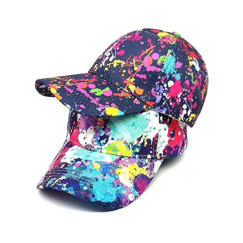 LDSLYJR Cztery Pory Roku Poliester Nadruk Graffiti Czapka Daszkowa Regulowana Outdoorowa Snapback Czapki dla Mężczyzn i Kobiet 238