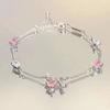 Fashion 4-piece love bracelet set, fashionable light luxury high-end niche jewelry