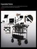 Outdoor Folding Photography Equipment Storage Cart