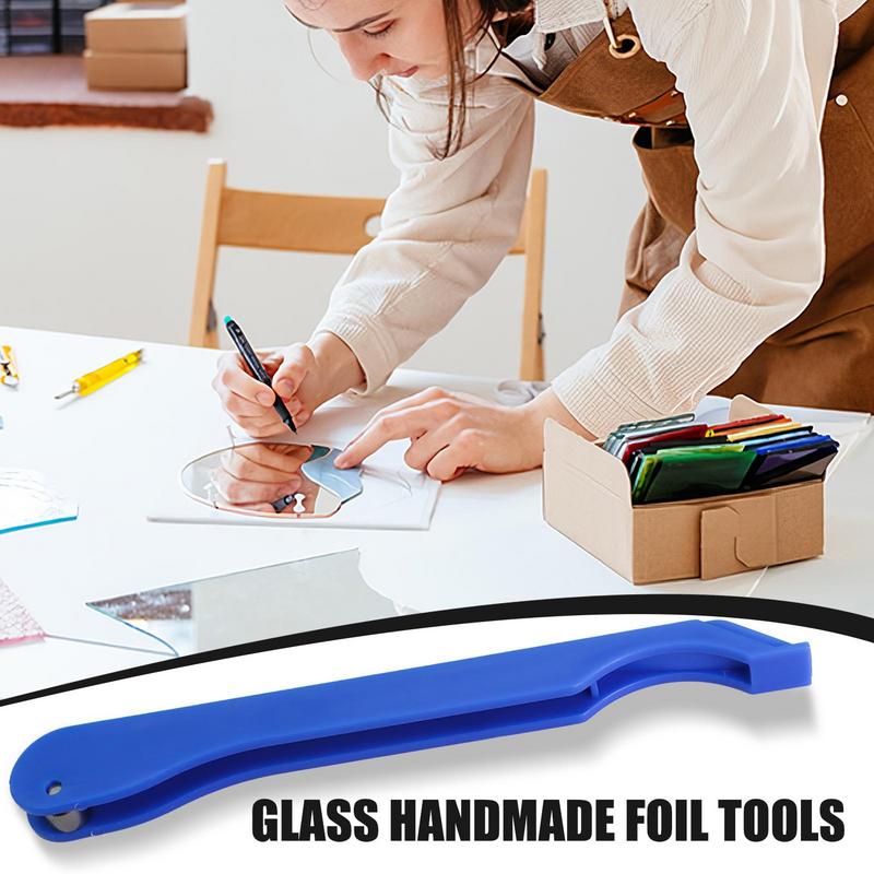 Stained Glass Copper Foiling Tool Stained Glass Foiling Tool Crafting Supplies For Adults Ergonomic Handle Precise Pressure