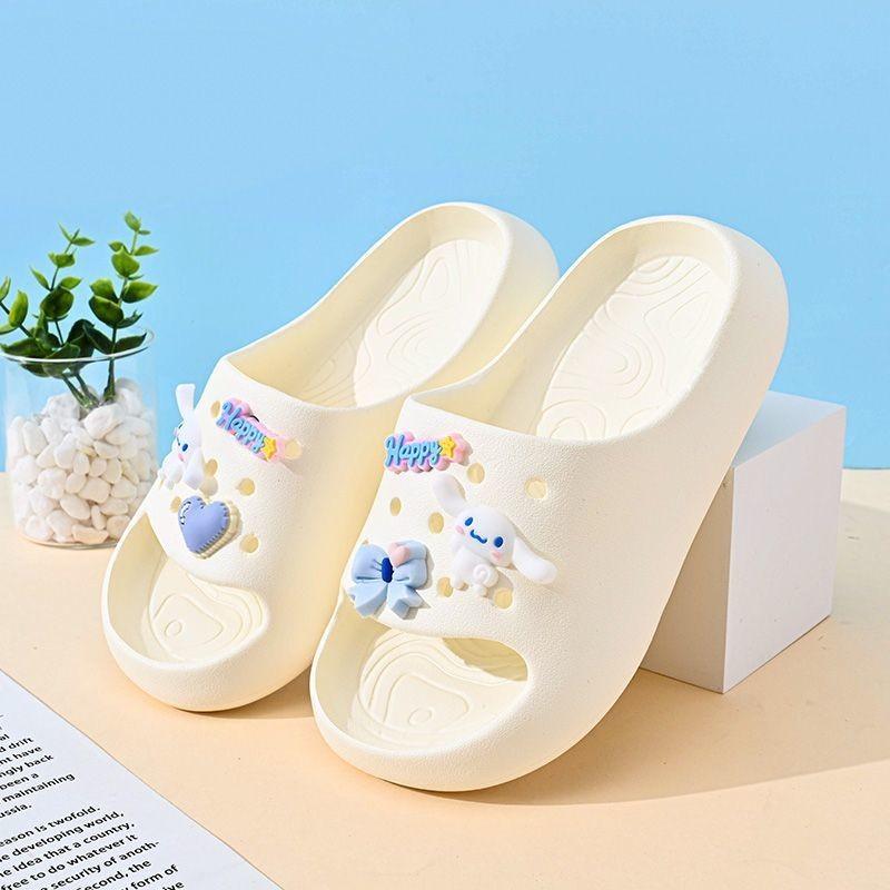 Cute Cartoon Character Summer Slippers For Girls With Soft Non-slip Eva Sole In Multiple Colors