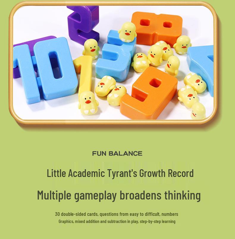 Mała waga szalkowa Miś Zabawka edukacyjna dla dzieci 3-6 lat: Nauka liczb i interakcja rodzic-dziecko