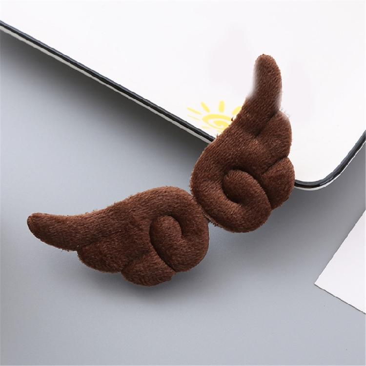 10Pairs Black Angel Wing Hair Barrettes Alloy Craft Clip Hair Decorations Cartoon Hair Accessories for Fashion Looks