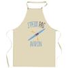 Kitchen Apron - 'I Can't' Oar - Breton Print - Durable Cotton - Made In France