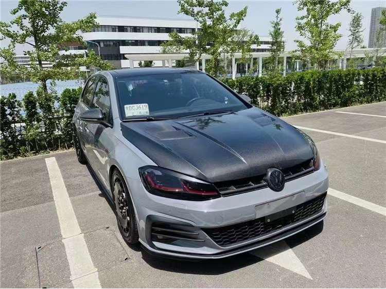 Langyu TR Style Carbon Fiber Engine Hood for Golf 7