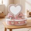 Pretend Vanity Table with Mirror Child-Friendly Toy Set Safe