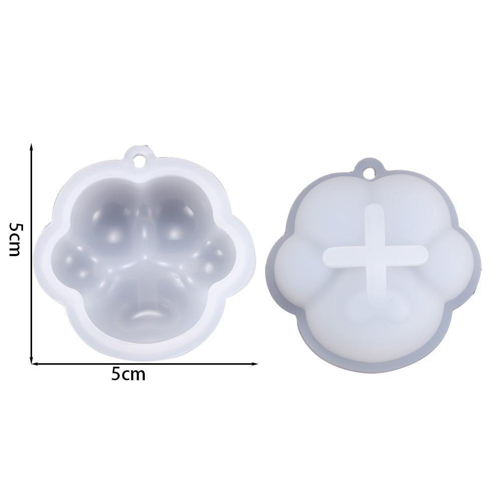 Cat Paw Pendant Silicone Mold Keychain Pendants Epoxy Resin Molds for DIY Epoxy Resin Crafting Mould Jewelry Making Crasfs