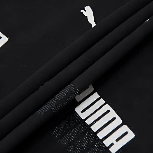 Puma Allover Logo Print Casual Sports Short Sleeve T-Shirt Men Tops Black 675681-01