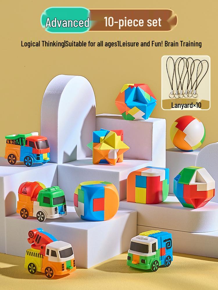 Luban Kongming Lock Set: Educational Puzzle Blocks for Kids Ages 8-12