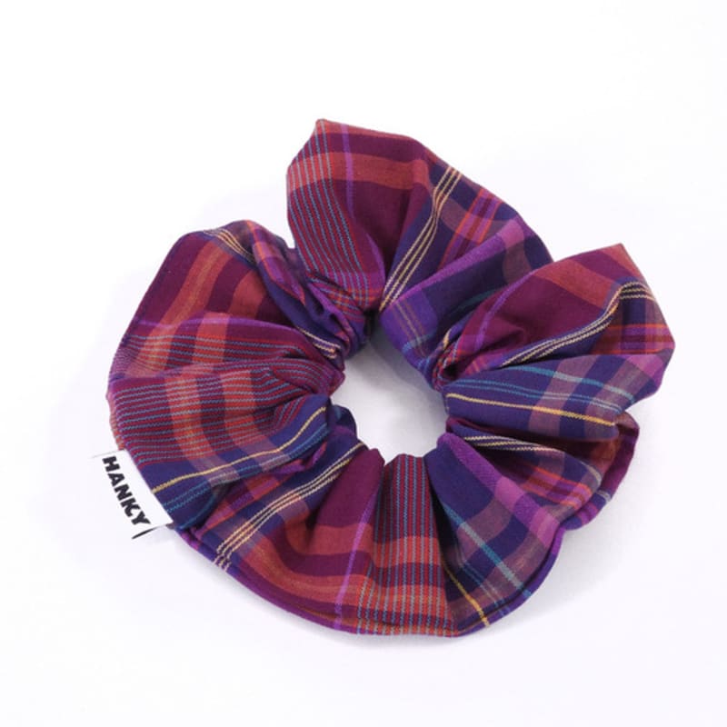 HANKY DONUT SCRUNCHIE [Blueberry] (1pc)