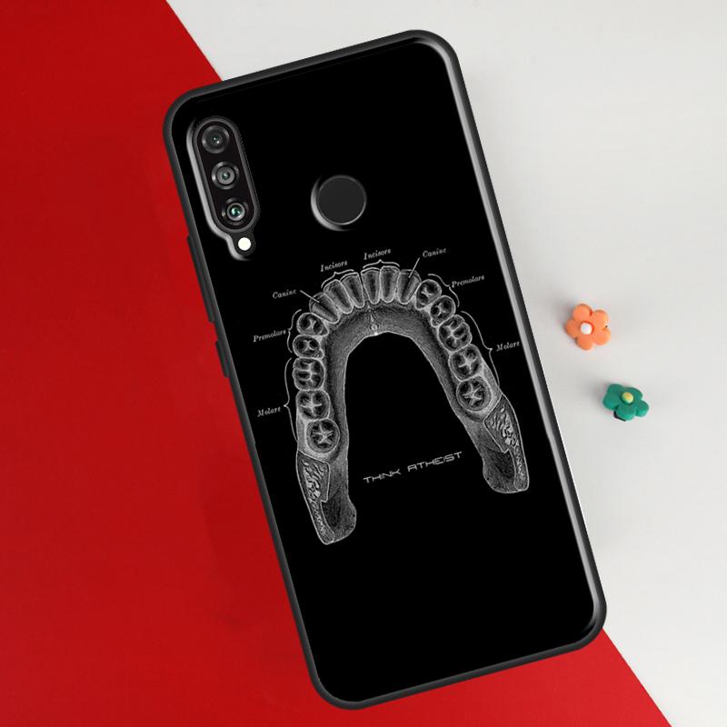 

Чехол с рисунком зуба стоматолога для Huawei P30 Pro P50 P20 P40 Lite P Smart 2021 Nova 5T, чехол для Honor 50 8X 10i Honor 8X
