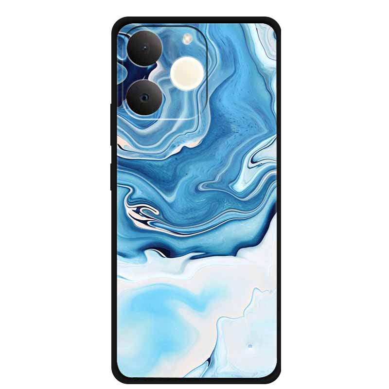 

For Realme Note 70 70T Case Original Soft Black Silicone Marble Texture Phone Case for Realme Note 70T 70 T Protector Back Cover Realme Note 70