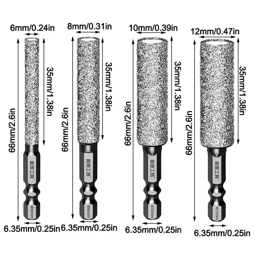 Tragbare Diamant-Trockenbohrer für Fliesen Multifunktionale Lochbohrer zum Bohren und Schleifen