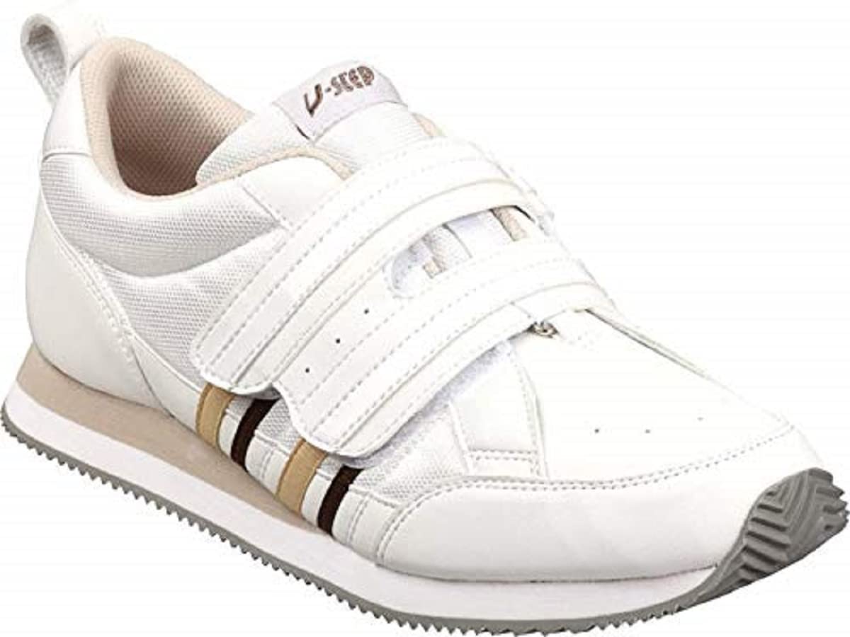 

MoonStar Men s/Women s Rehabilitation/Care Shoes, V-Step 06 (Right Foot Only), White, Size 23 cm, 3E, Sold Single Foot