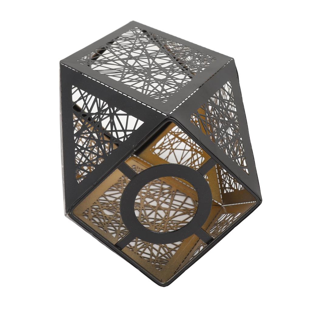 Schmiedeeisen Hohl Lampenschirm Modern Stilvoll Ausgehöhlter Lampenschirm Metall Pendellampenschirm für E27 E26 Glühbirne