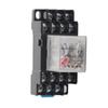 Intermediate Relay, Electromagnetic Relay with Base, for Factory Workshops, High Transparency, Copper Material, Silver Alloy Contacts, 220VAC