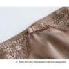 1 Pc Low Waist Sexy Lace Triangle Briefs Silky Smooth and High Elasticity Silk Home Underwear Briefs